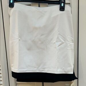 NWT- ASOS White & Black Pencil Skirt